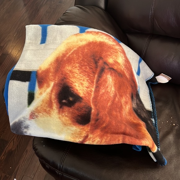 Fleece Dogs Image Fun Throw Blanket - Picture 11 of 11